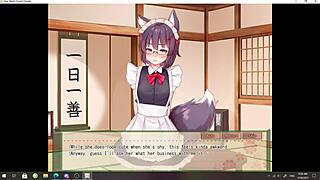 konko the foxgirl waifu in heat play