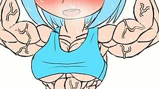i tink fubukis musle growth is amazin in this sexy animaton