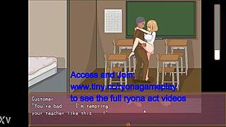 Cute Blonde Has Sex With Teacher In Bt Life Hentai Game
