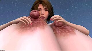 Big Nipple Play In Asian Animation V5
