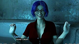 stranded in space 15 - date night with hot blue haired milf