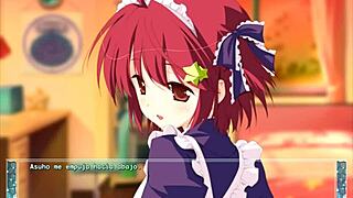 asuho minahoshi wishes upon a shooting star in spanish scene