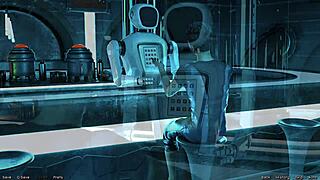 stranded in space 15 - date night with hot blue haired milf