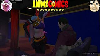 el guason and harley quinn as prostitute in dc comics