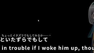 Office Lady Sleeps Inside Convenience Store Machine with Translated Subtitles