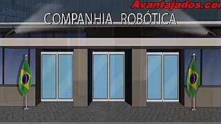 Robo Gay Fucks the Guy's Ass