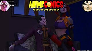 el guason and harley quinn as prostitute in dc comics