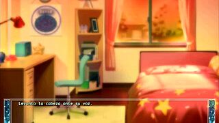 asuho minahoshi wishes upon a shooting star in spanish scene