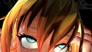 Anime Cowgirl Cage Wrestling Deepthroat and Anal