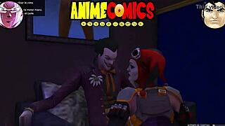 el guason and harley quinn as prostitute in dc comics