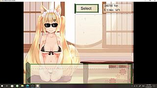 i-i'm playing my foxgirl waifu konko with her big tits