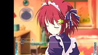 asuho minahoshi wishes upon a shooting star in spanish scene