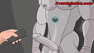 Robo Gay Fucks the Guy's Ass