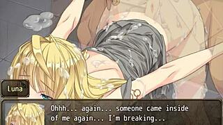 i love how the slaves are getting stuck and fucked in this bdsm game