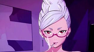 Hentai Milf Blowjob With Big Tits And Monster Cock Sucking