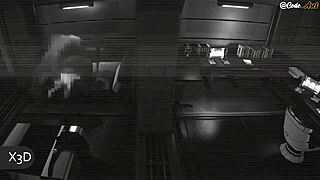 black widow's seductive job involves anal duty with monster cock