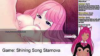 vtuber lewdneko plays shining song starnova bonus