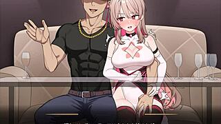 Bold Intense Blowjob Action in Hentai Game