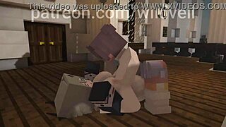 big tits caesar hsr gets creampied - minecraft