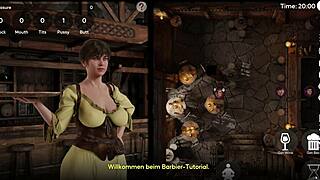 First Day As Barmaid In Corruption Town Visual Novel Ea 0 9 2 Gameplay
