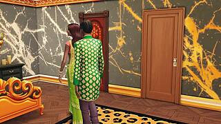 Teen Indian Couple's First Intimate Moment After Marriage