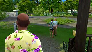 Sims4 Weekend at Mikes with His Dad