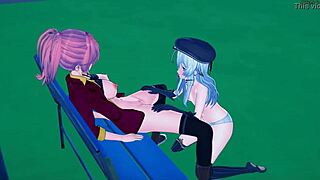 Altina Orion Gets Pussy Eaten By Classmate Juna Crawford Before Tribbing In Trails Of Cold Steel Lesbian Hentai