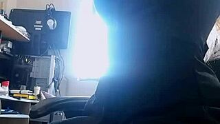 Skinny Student Watching Hentai Content