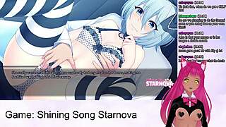 vtuber lewdneko plays shining song starnova bonus