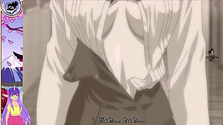 School Days Hentai Blowjob and Orgasm