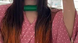 nezuko from demon slayer is in this cosplay teaser, it's so cute