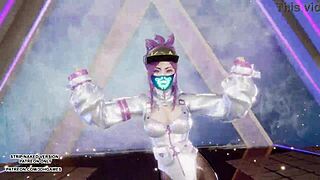 Akali Kda Dances Hot Supernova Uncensored!