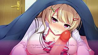 Hey, rigtig hentai situation med store patter og monster pik ansigtsudløsning, orgasme eksplosion! 😍