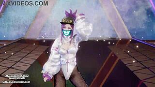Akali Kda Dances Hot Supernova Uncensored!