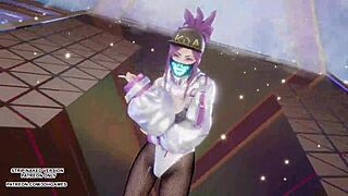 Akali Kda Dances Hot Supernova Uncensored!