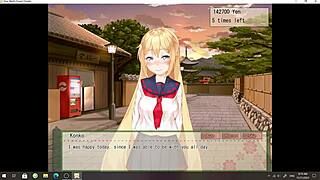 your waifu foxgirl nanako rides in a cute teen femdom scene