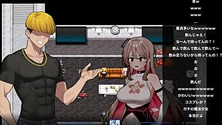 Bold Intense Blowjob Action in Hentai Game