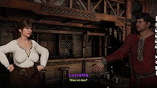 First Day As Barmaid In Corruption Town Visual Novel Ea 0 9 2 Gameplay