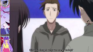 School Days Hentai Blowjob and Orgasm