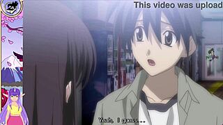 School Days Hentai Blowjob and Orgasm