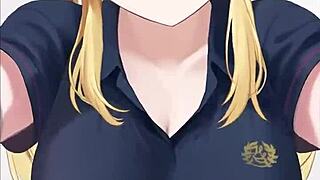 meguru idolmaster animation with creampie fingering masturbation