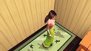 Teen Indian Couple's First Intimate Moment After Marriage