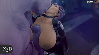 black widow's seductive job involves anal duty with monster cock