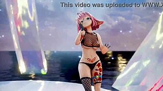 Ready for MMD strip tease NewJeans hype boy undressing?