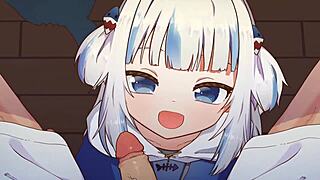 mountainhan compilation of anime blowjobs