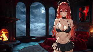 Squeeze Training With Lily Hfo Training Loop Featuring Succubus And Monster Details