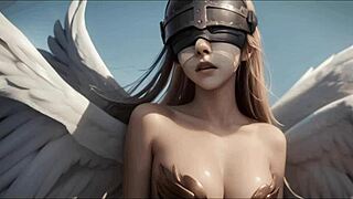 Angewomon Shows Off Her Tits In Ai Generated Scene!