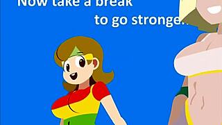 minus8 workout video extended with leggings and big tits