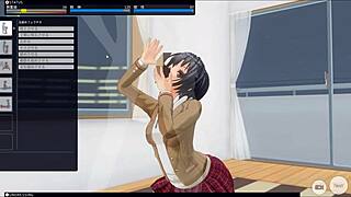 boyish maid in uniform serves with irrumatio and creampie