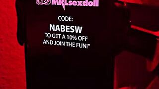 Dildo Penetrates Deep While Watching Hentai Action